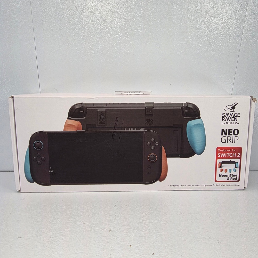 Savage Raven‎ Neo Grip for Nintendo Switch 2 Neon Blue Red Orange